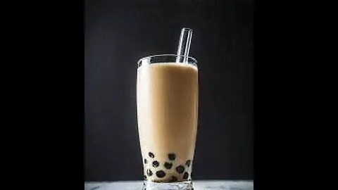 Жемчужный Чай  .Чай десерт с крахмальными шариками . bubble tea. pearl tea