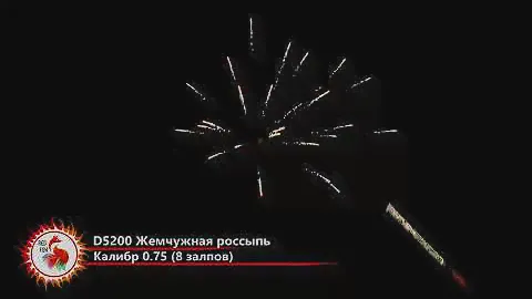 D5200 Римская свеча Жемчужная россыпь