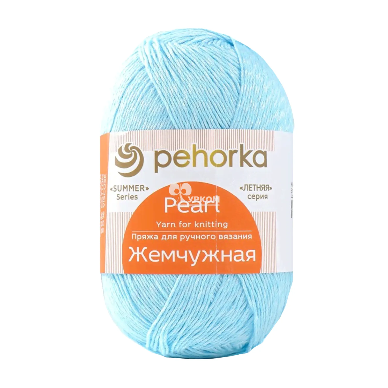 Пряжа Пехорка "Жемчужная" - цв.венерин башмачок №519 - 100гр - 425м (хлопок - 50%, вискоза - 50%) - 5шт.-0