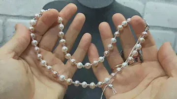 Натуральный культивированный ЖЕМЧУГ - колье и браслеты!