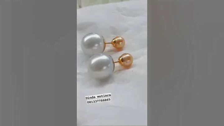 giwang dior #dior#emas #gold #trending #viral #fypシ #jewelry #mutiara #handmade #fashion #pearl