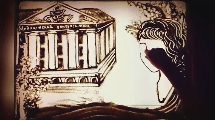 30 лет годовщина свадьбы. Песочная анимация. SandArtKz