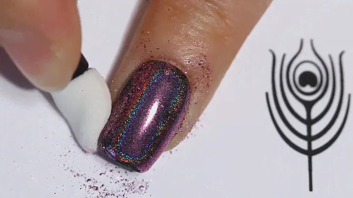 Poudre Holographique Glitter Manucure Nail Art Chrome Pigment