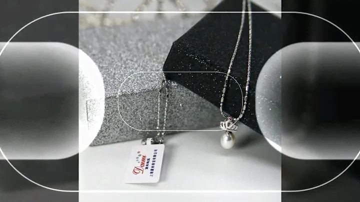 Жемчужная подвеска на цепочке из серебра. DAIMI. Aliexpress.