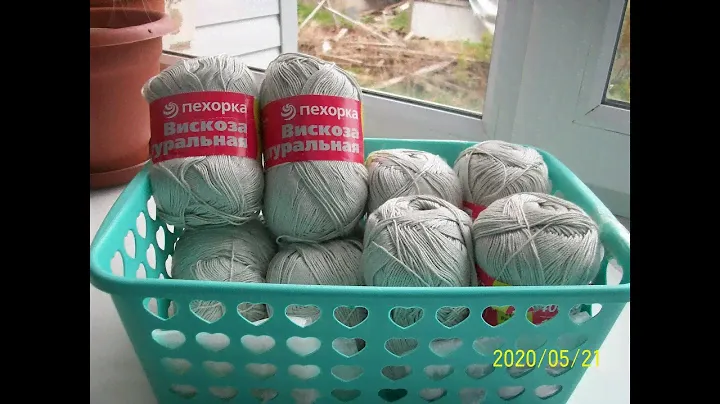 Пряжа "Вискоза натуральная".Продолжение проекта-вяжу летнюю юбку.