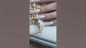 💅Коррекция ногтей. Укрепление молочным гелем+Жемчужная втирка на все ногти💎