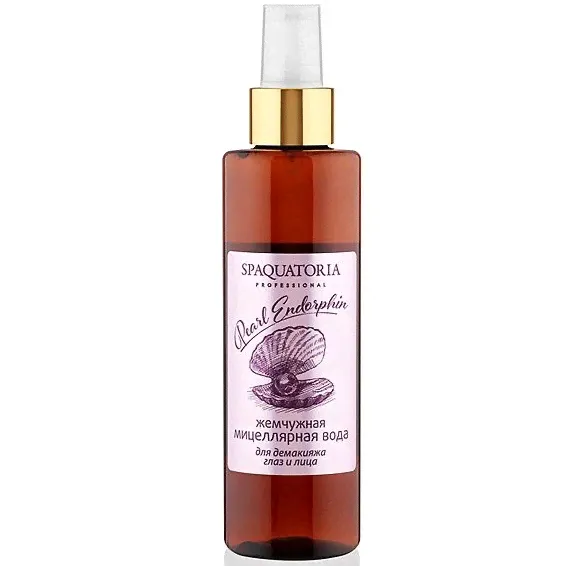 Жемчужная мицеллярная вода для демакияжа глаз и лица Spaquatoria Pearl Endorphin Micellar Water 200 мл