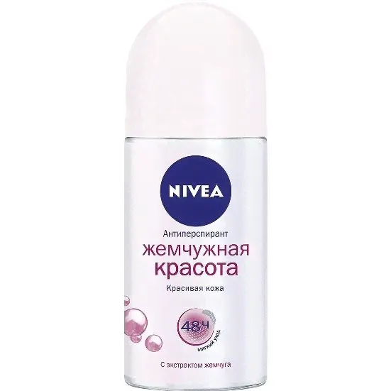 Nivea дезодорант шариковый Жемчужная красота антиперспирант 50 мл (83735)