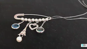 Брошь из серебра с жемчугом имитированным и жемчугом, арт 94040135