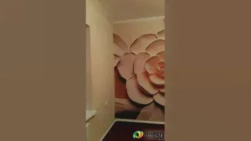 3D ФОТООБОИ "РОЗЫ С ТИСНЕНИЕМ ПОД КЕРАМИКУ"